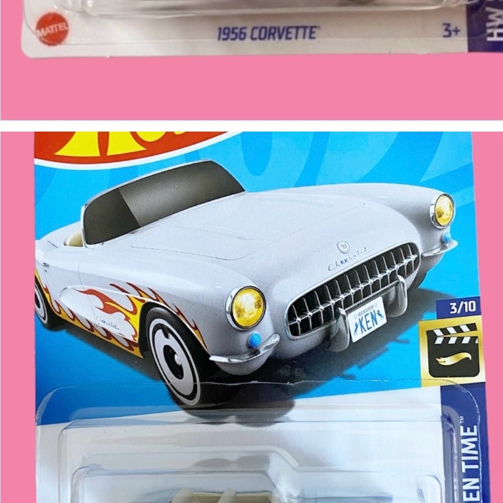 NWT Barbie Hot Wheels 1956 Corvette Bundle